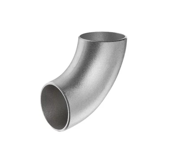 Garnitures de tuyau d'acier inoxydable de coude sans couture de solides solubles 45 degrés coude de grande taille de 90 degrés